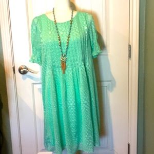 DKNY mint green dress perfect for the summer size medium